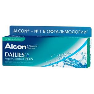 Контактные линзы Alcon Dailies Aqua comfort Plus, 30 шт.