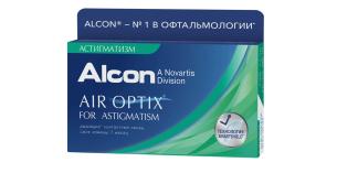 Контактные линзы Alcon AIR OPTIX PLUS HydraGlyde for Astigmatism, 3 шт.
