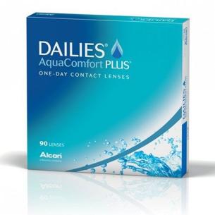 Контактные линзы Alcon Dailies Aqua comfort Plus, 90 шт.